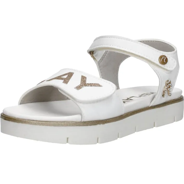 Replay Sandal 4 platte sandalen wit, foto 3
