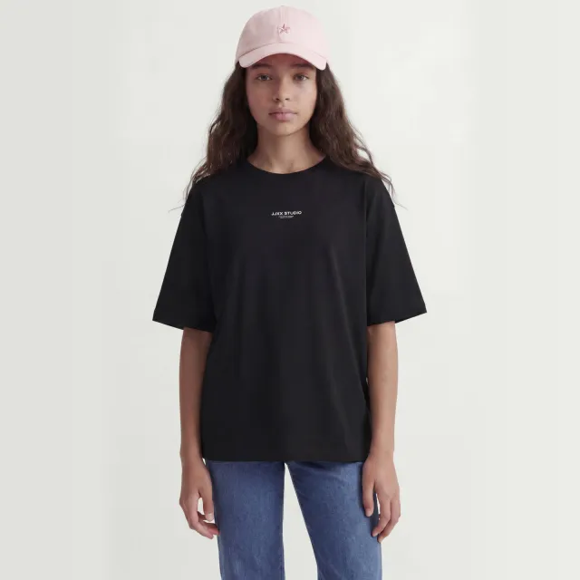 JJXX GIRL t-shirt met tekst zwart, foto 5