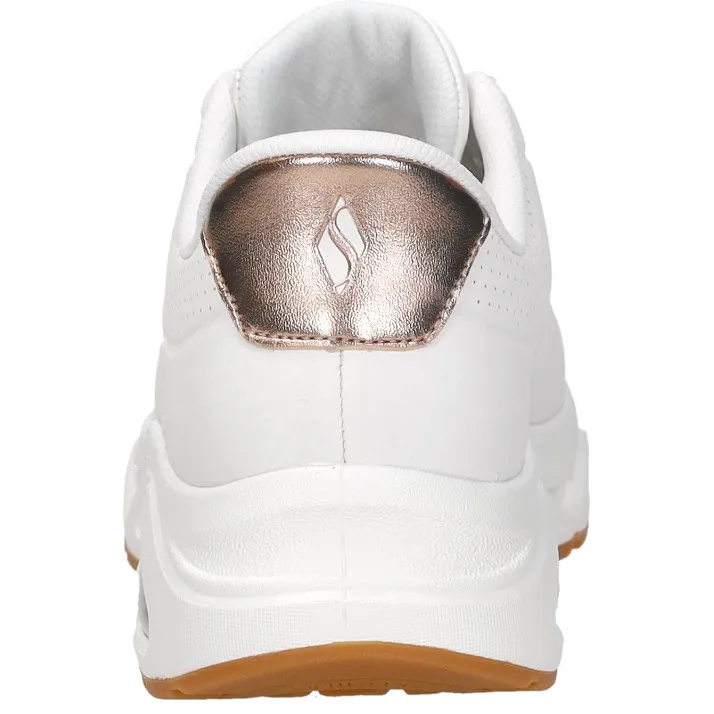 Skechers Uno Glide Step Glide On Air lage sneakers wit, foto 4