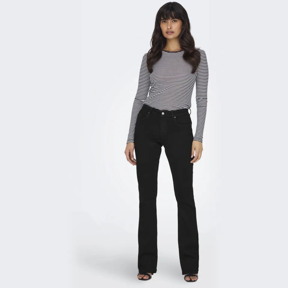 Only flared jeans ONLBLUSH black denim