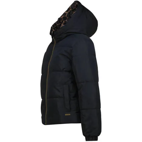 Vingino Tamia reversible winterjas panterprint bruin, foto 4