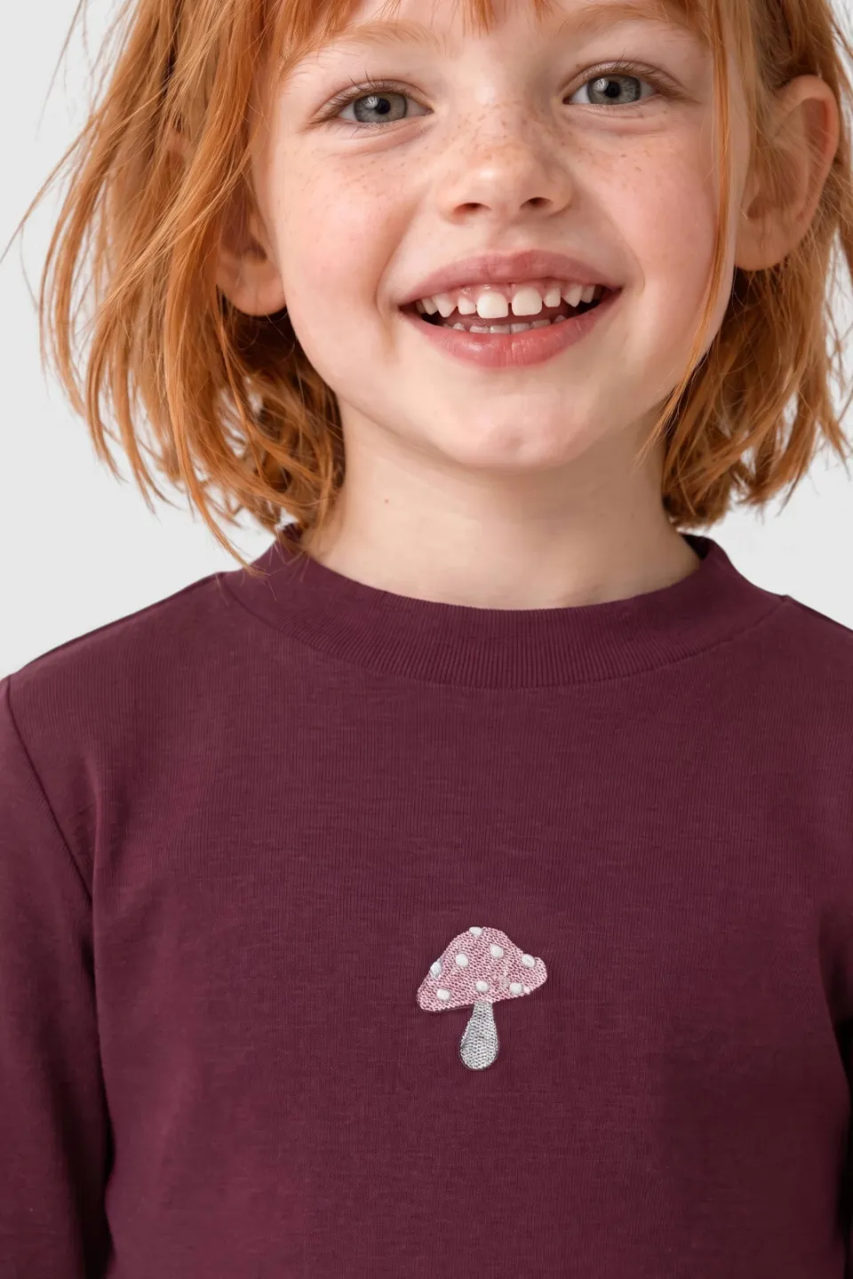 s.Oliver longsleeve met borduursel paars, foto 6