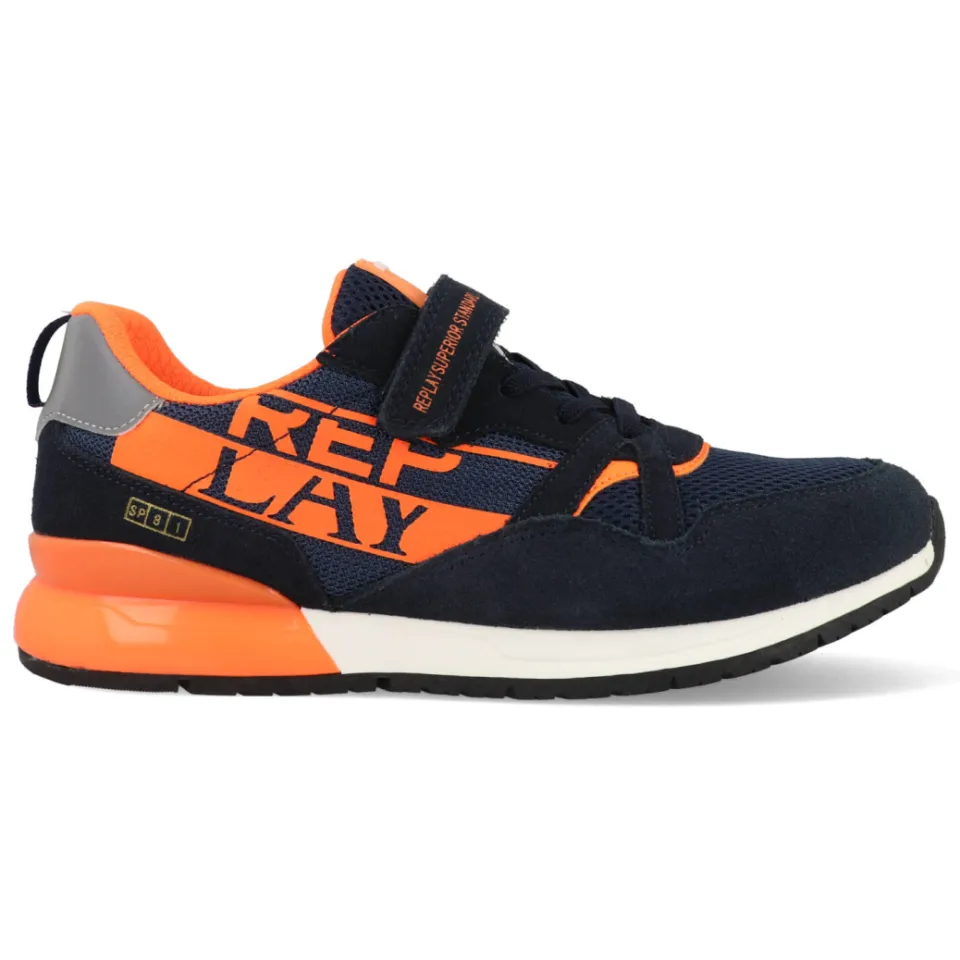 Replay Shoot JR sneakers blauw