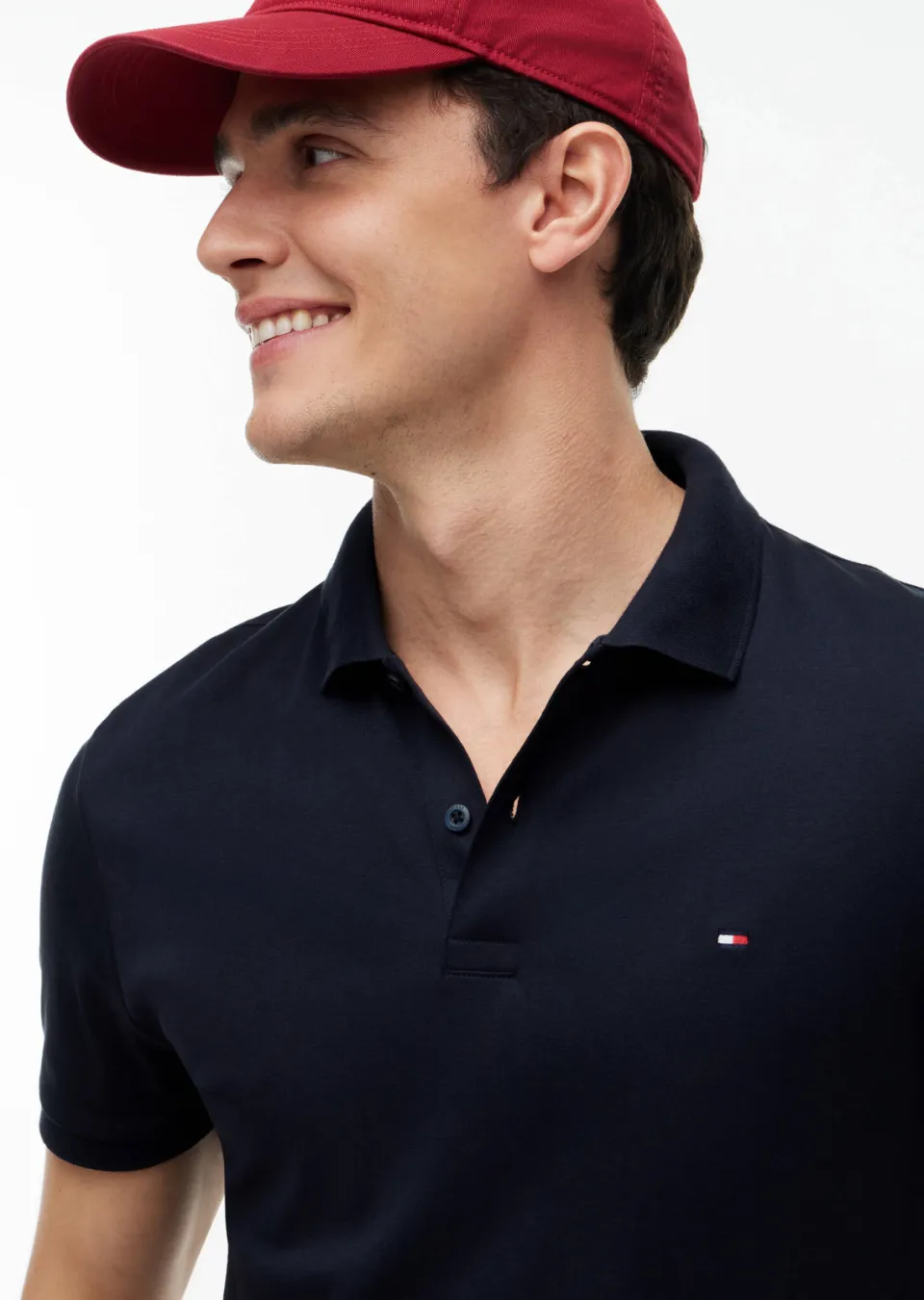 Tommy Hilfiger regular polo donkerblauw blauw, foto 5