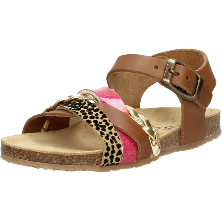 Keq meiden sandalen cognac, foto 3