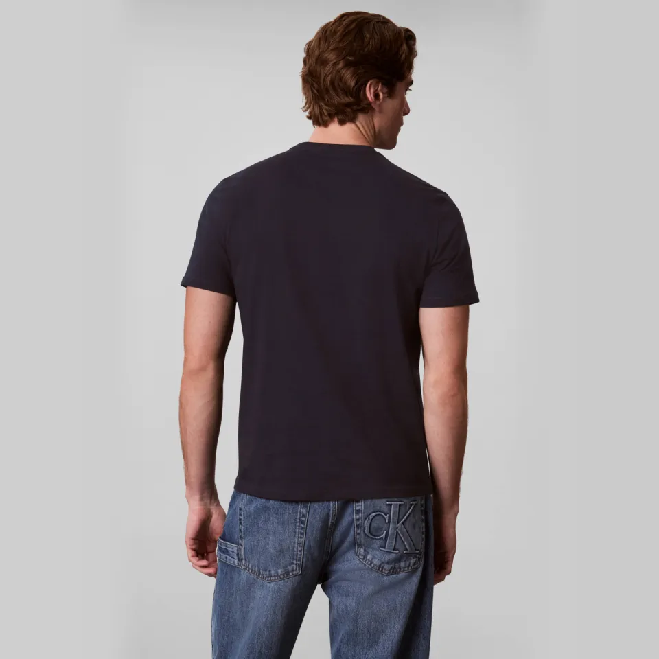 Calvin Klein JEANS regular fit T-shirt met print - dark sapphire, foto 4