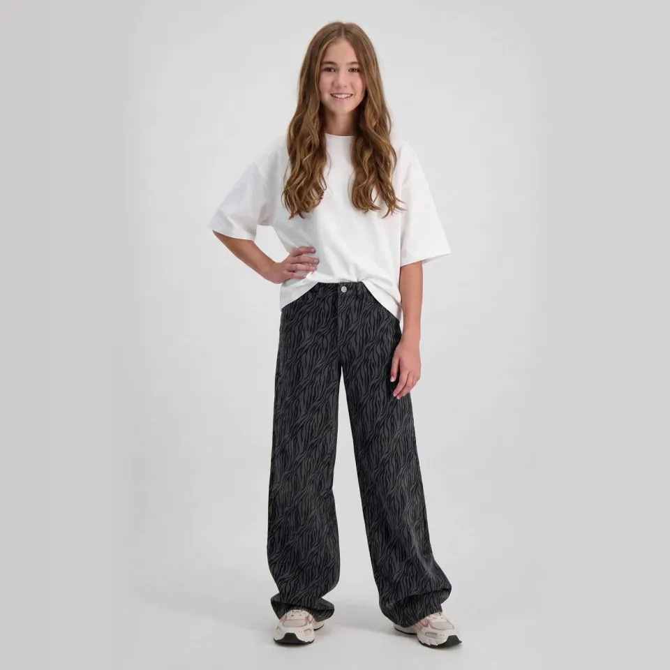 Cars high waist multi Antraciet/zwart