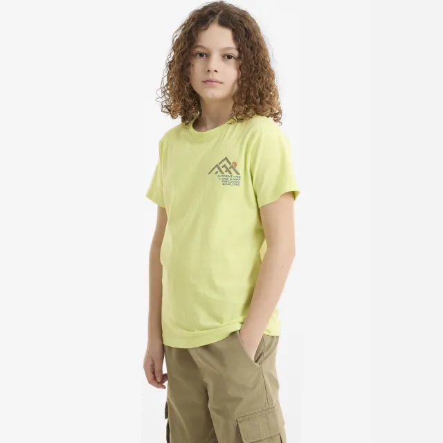 Me & My Monkey T-shirt limegroen