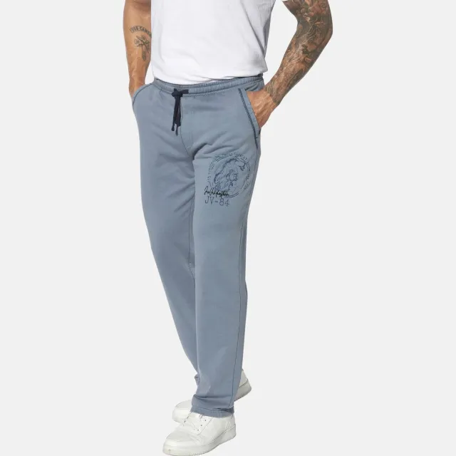 Jan Vanderstorm Plus Size joggingbroek blauw