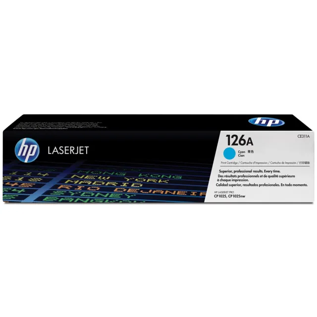Hp CE311A 126A Toner Cyaan, 1k