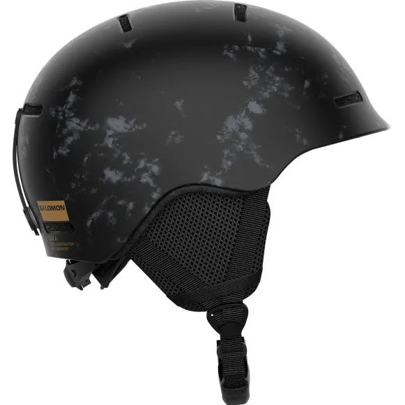 Salomon Orka skihelm junior zwart Zwart dessin