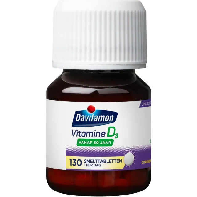 Davitamon Vitamine D 400IE smelttabletten citroen