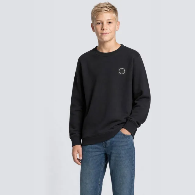 Petrol Industries sweater met logo - zwart