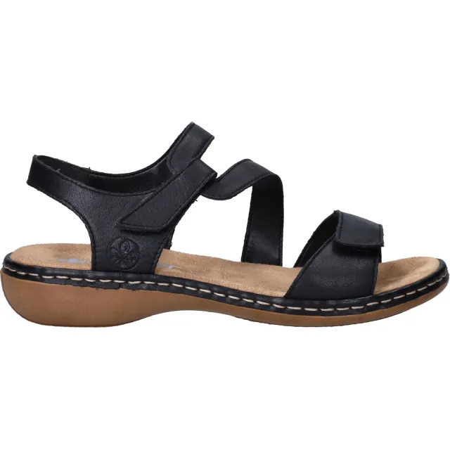 Rieker sandalen zwart