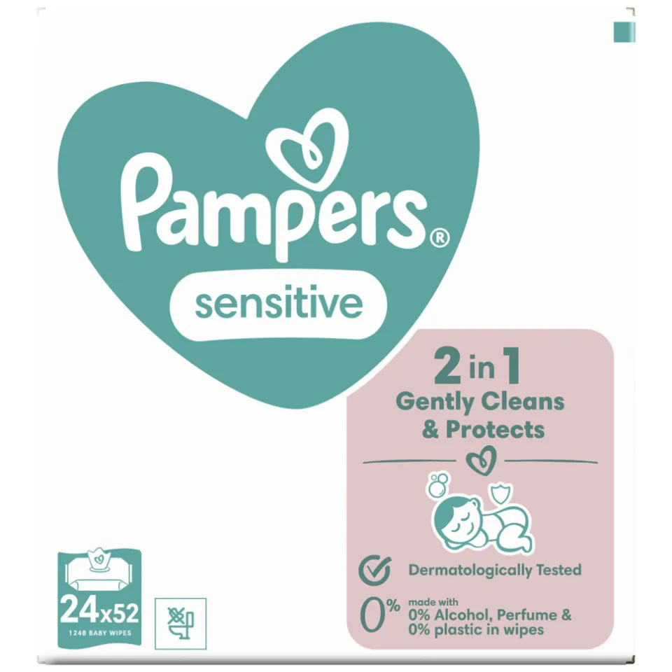 Pampers Sensitive billendoekjes, foto 4