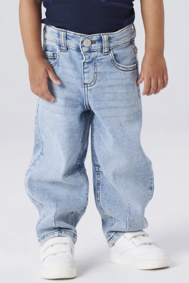 NAME IT MINI baggy jeans medium blue denim