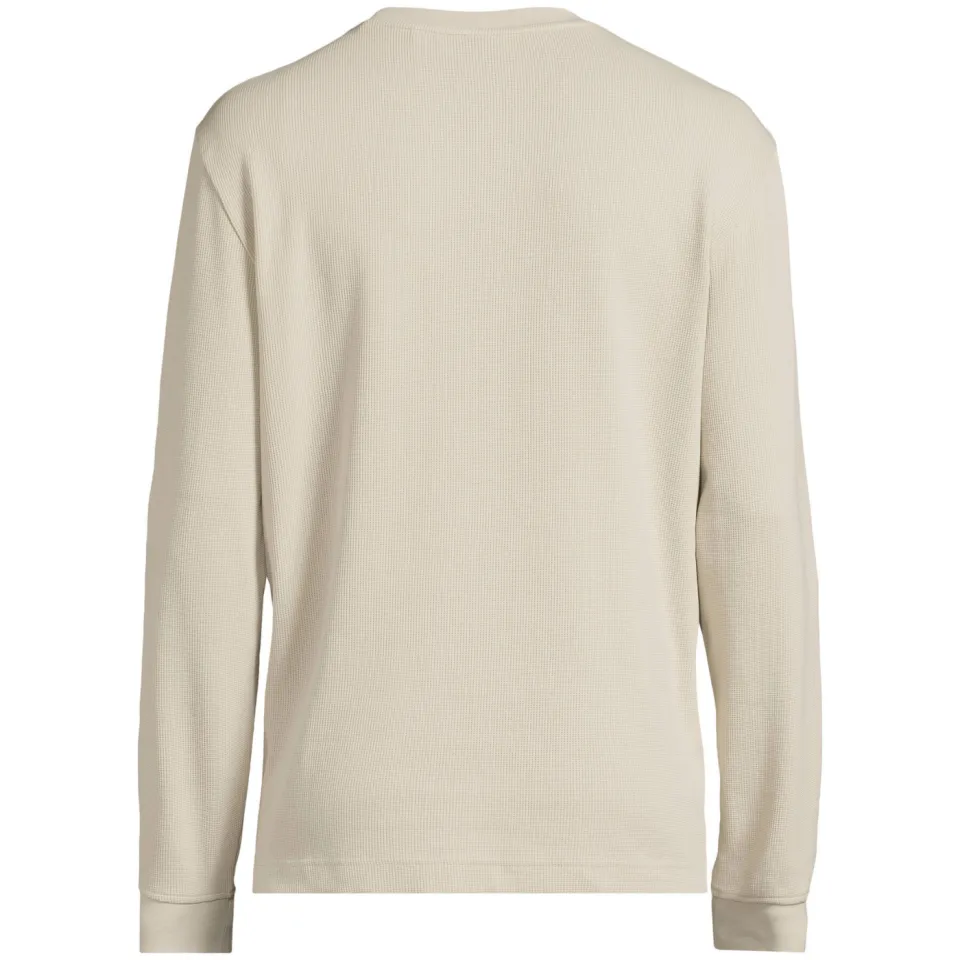 Boss regular fit longsleeve - lichtbeige, foto 3