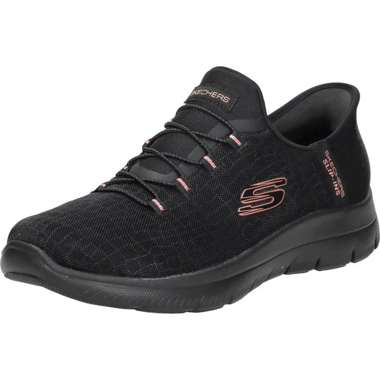 Skechers Summits Classy Night instappers zwart, foto 3