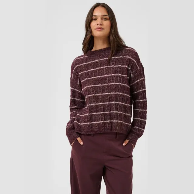 Kaffe Sport-T-shirts Kaffe 10512261-109996 Donkerrood