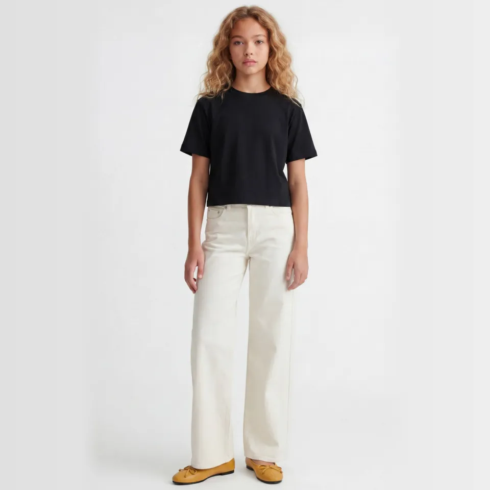 JJXX GIRL JXANDREA cropped t-shirt zwart, foto 5