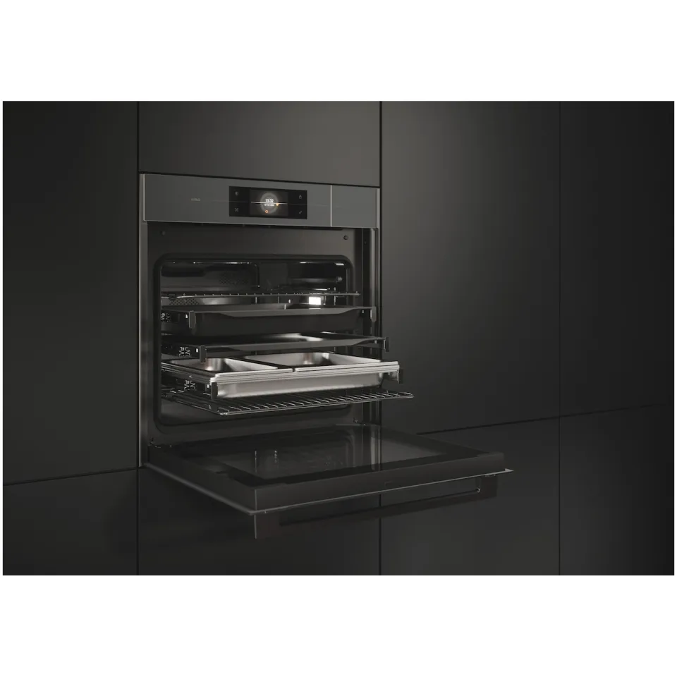 Atag CS6585M1C inbouw combi stoomoven grijs, foto 3