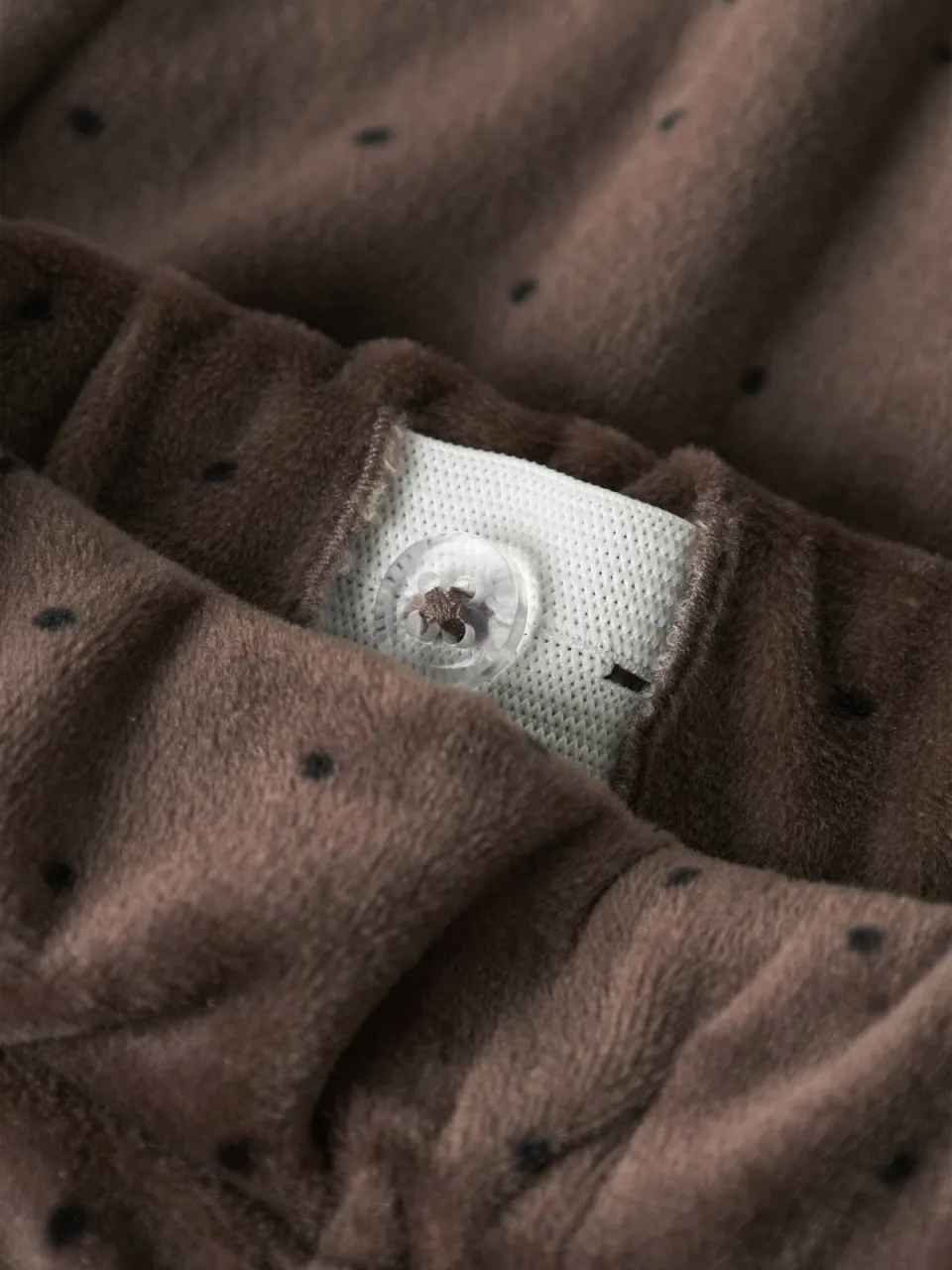 GUPPY BABY sweatpants met stippen bruin, foto 3