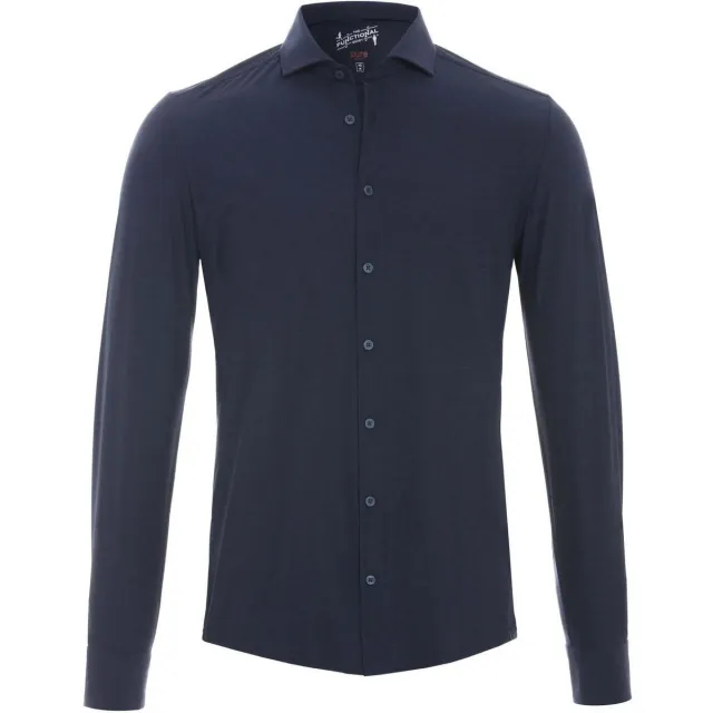 Overhemd Lange Mouw Pure H.Tico The Functional Shirt Navy