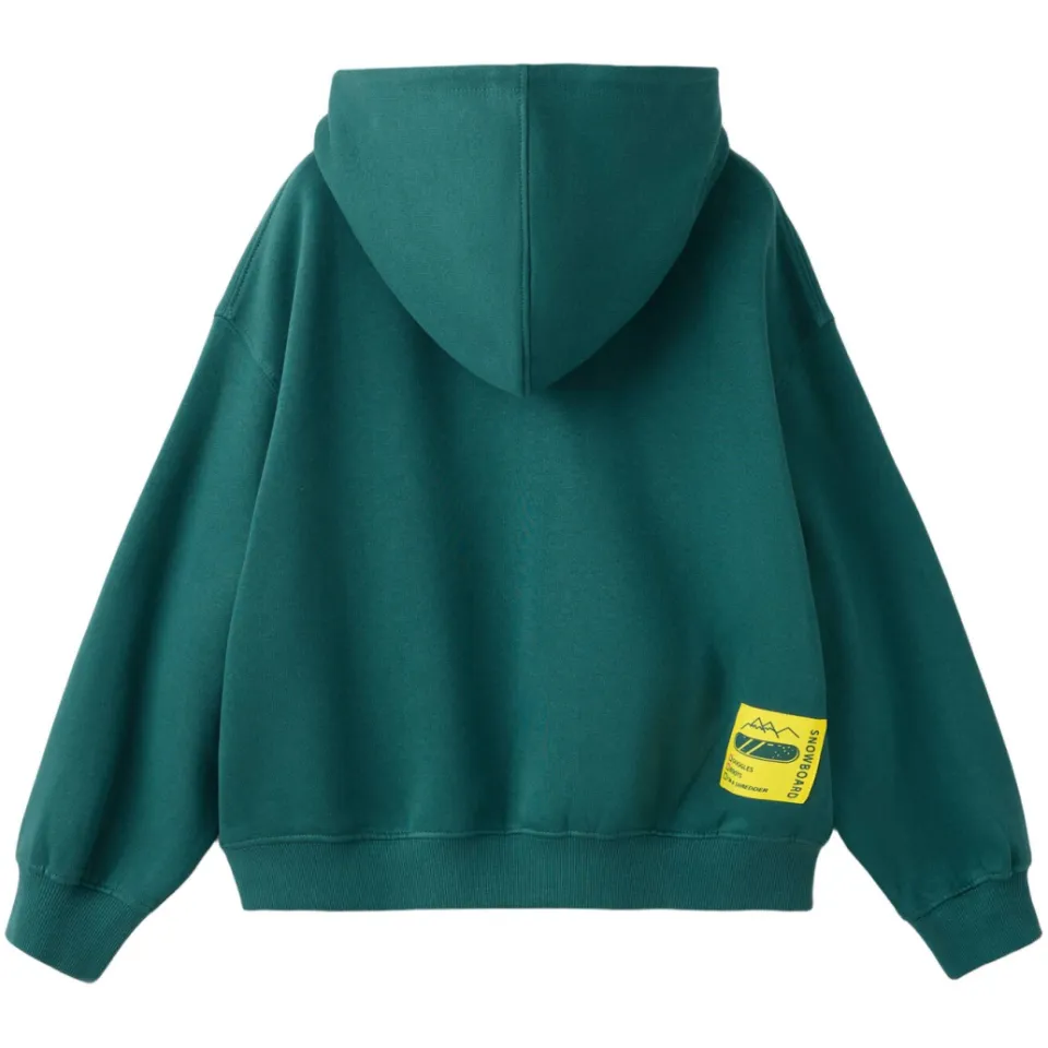 Mango Kids sweater met tekst - groen, foto 4
