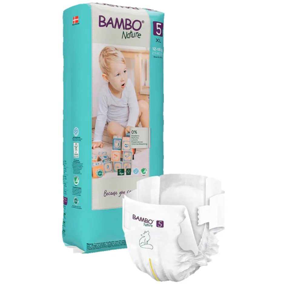Bambo Nature Luiers Maat 5 (12-18 kg) 44 stuks, foto 3