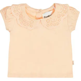 Dirkje T-shirt oranje broderie, foto 3