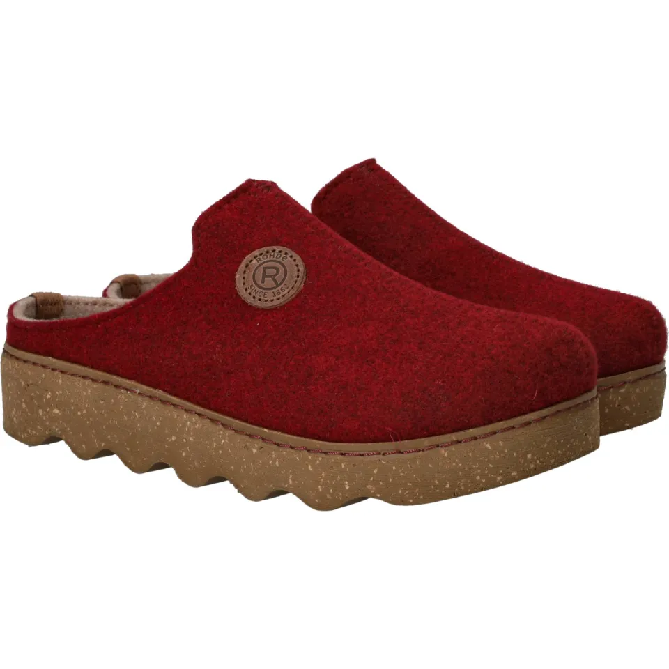 Rohde Wie Foggia D slippers rood, foto 3