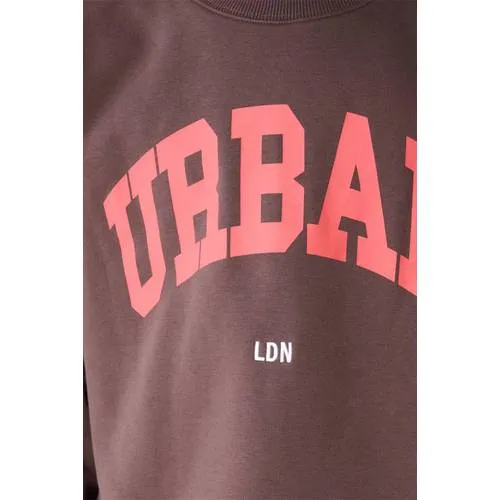 Shoeby sweater met tekst - bruin, foto 3