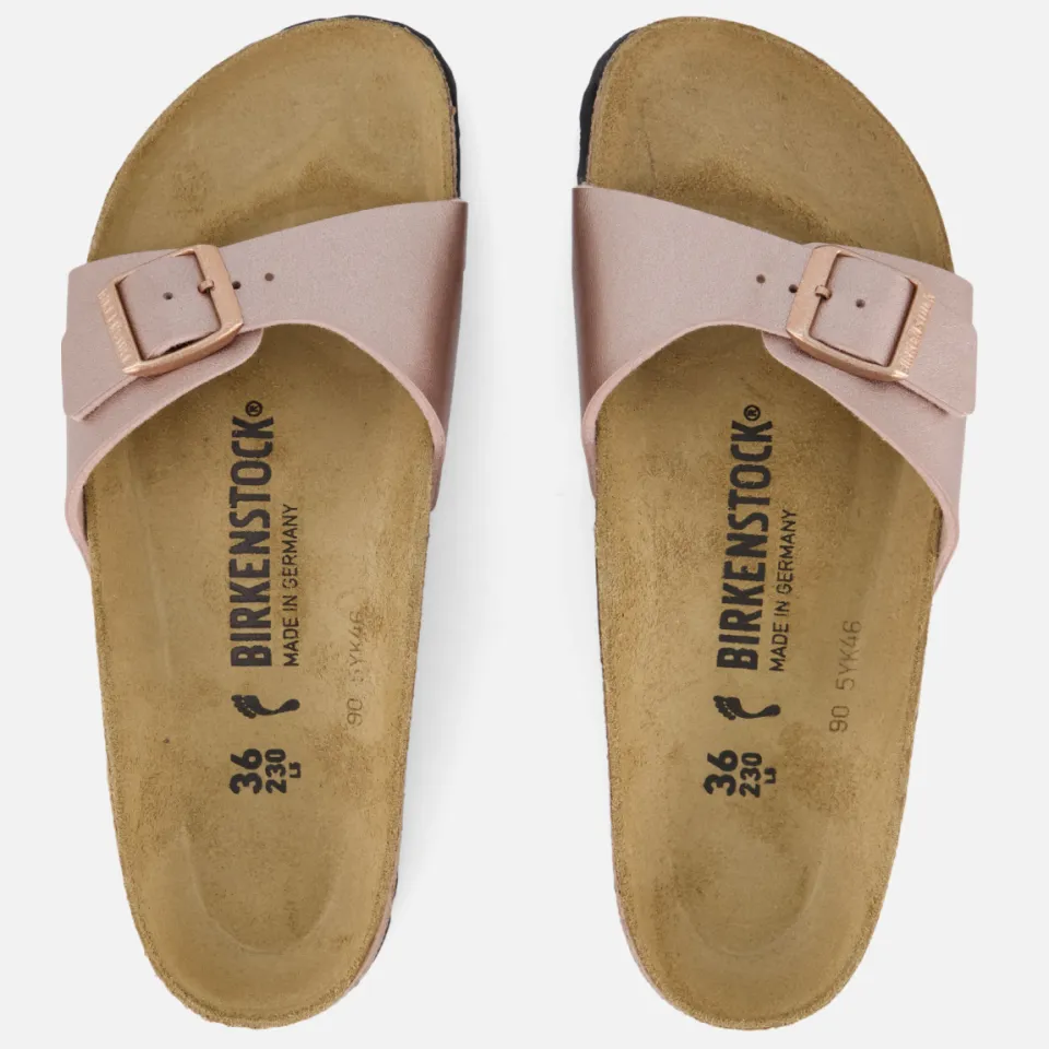 Birkenstock Madrid BF slipper koper bruin/beige, foto 3
