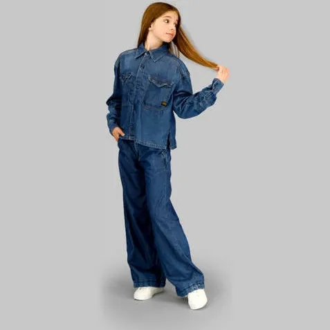 G-Star denim overhemd blauw, foto 3