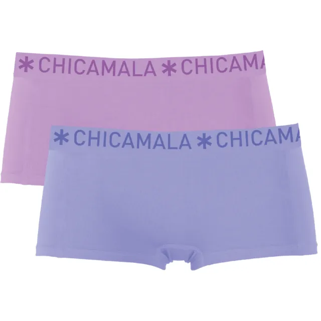 Muchachomalo 2-pack boxershorts blauw en paars Veelkleurig