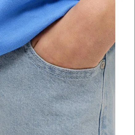 Jack & Jones JUNIOR high waist relaxed fit jeans medium blue denim, foto 4