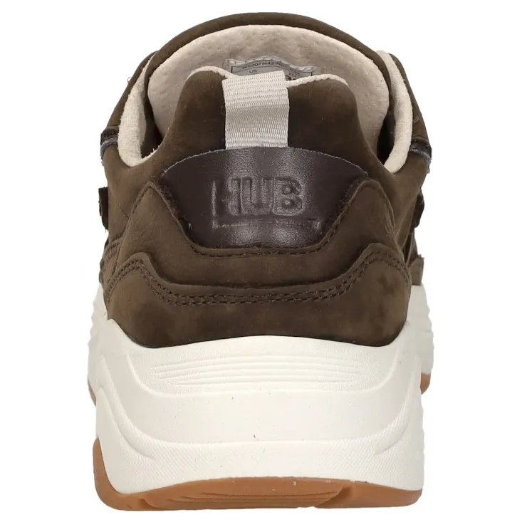 Hub Gilde-W sneakers donkerbruin, foto 6