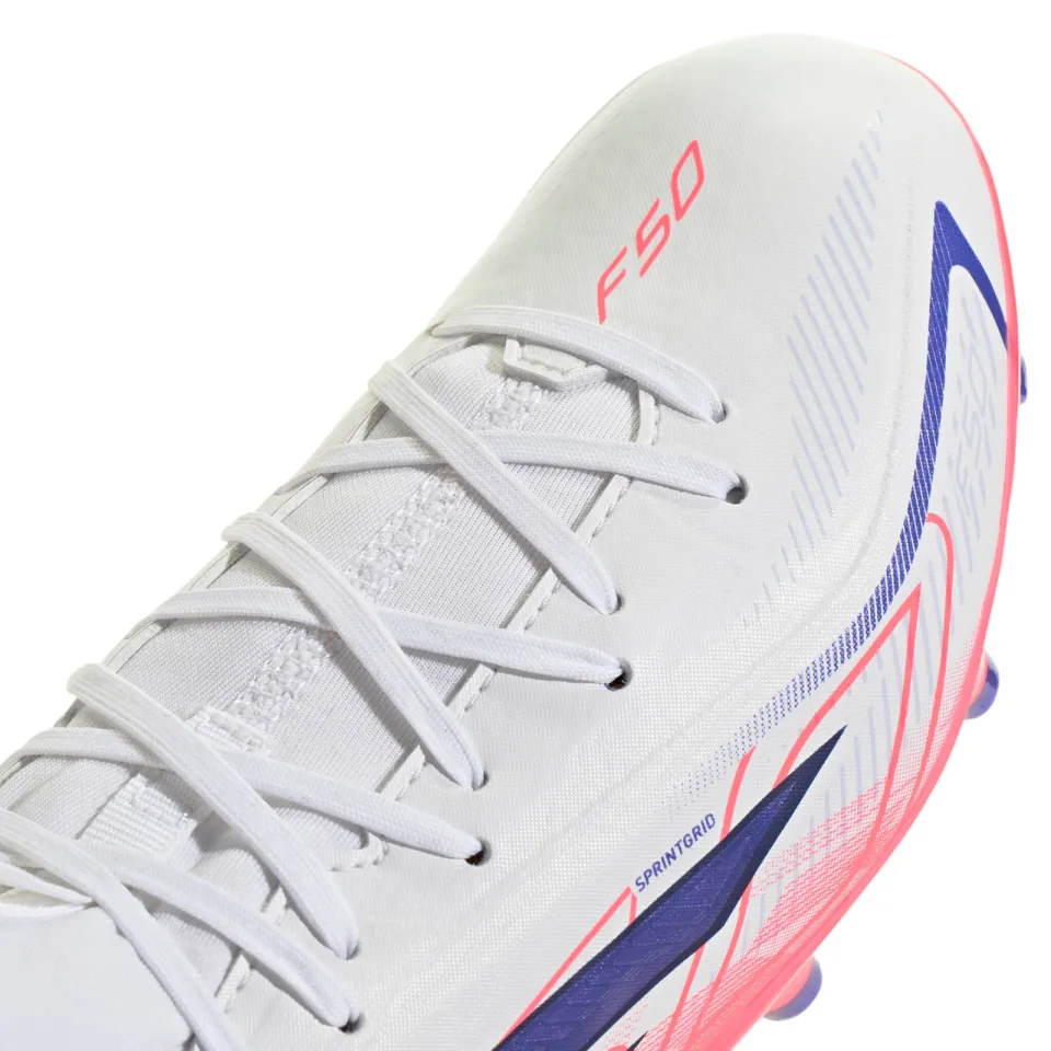 Adidas Performance F50 Hyperfast League junior imitatieleren voetbalschoenen - roze/paars, foto 6
