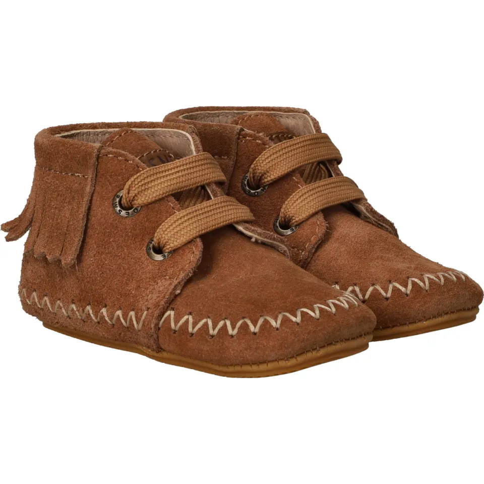 Shoesme Babyproof Veterboots Meisjes Cognac, foto 2