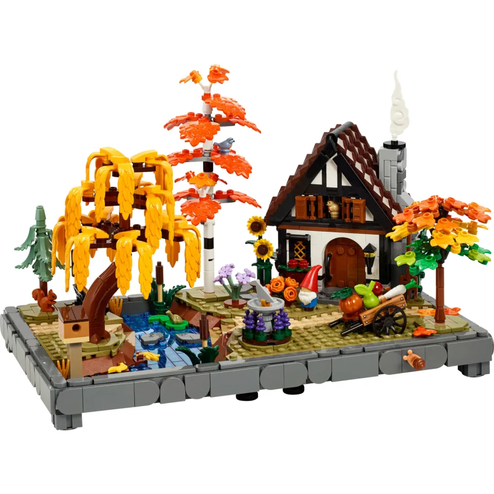 Lego Icons Herfsttuin met Cottage Herfstdecoratie Bouwpakket 11372, foto 5