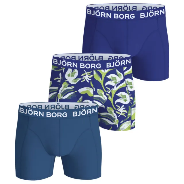 Björn Borg boxershorts set van 3 blauw
