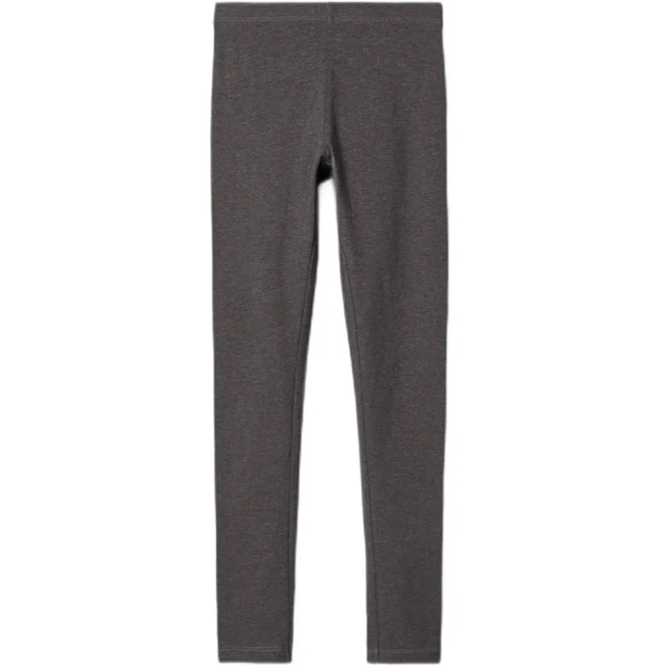 NAME IT NKFVIVIAN legging donkergrijs zwart Donkergrijs melange/zwart