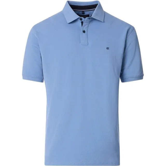 Casa Moda Regular Fit polo korte mouw aqua