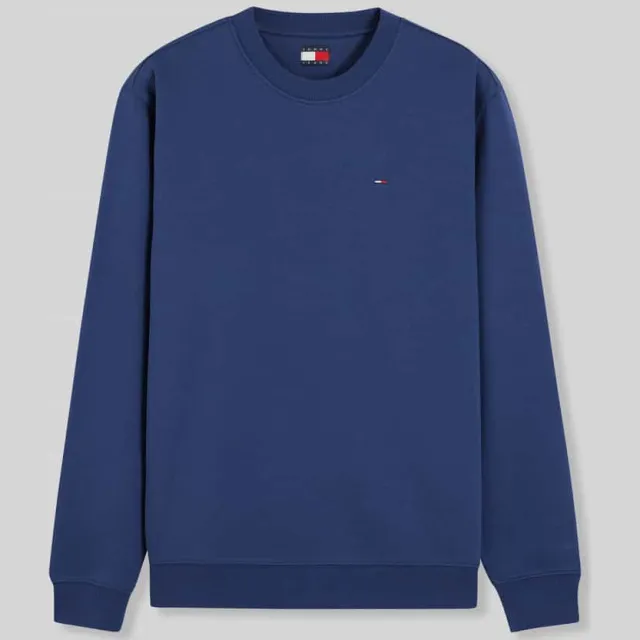 Tommy Jeans regular fit sweater met logo - donkerblauw, foto 2
