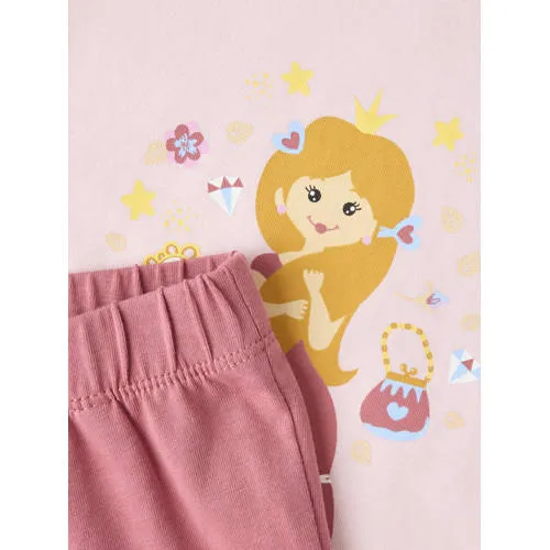 NAME IT MINI pyjama met print roze, foto 3