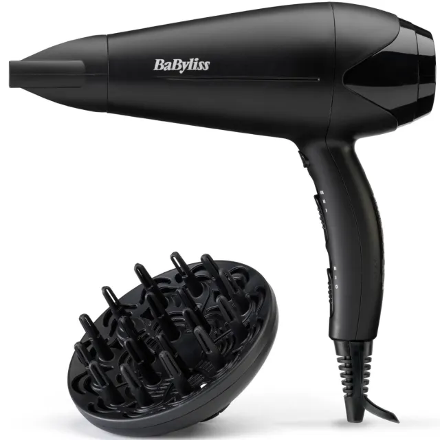 Babyliss Power Dry föhn - Lichtgewicht - D563DE Zwart