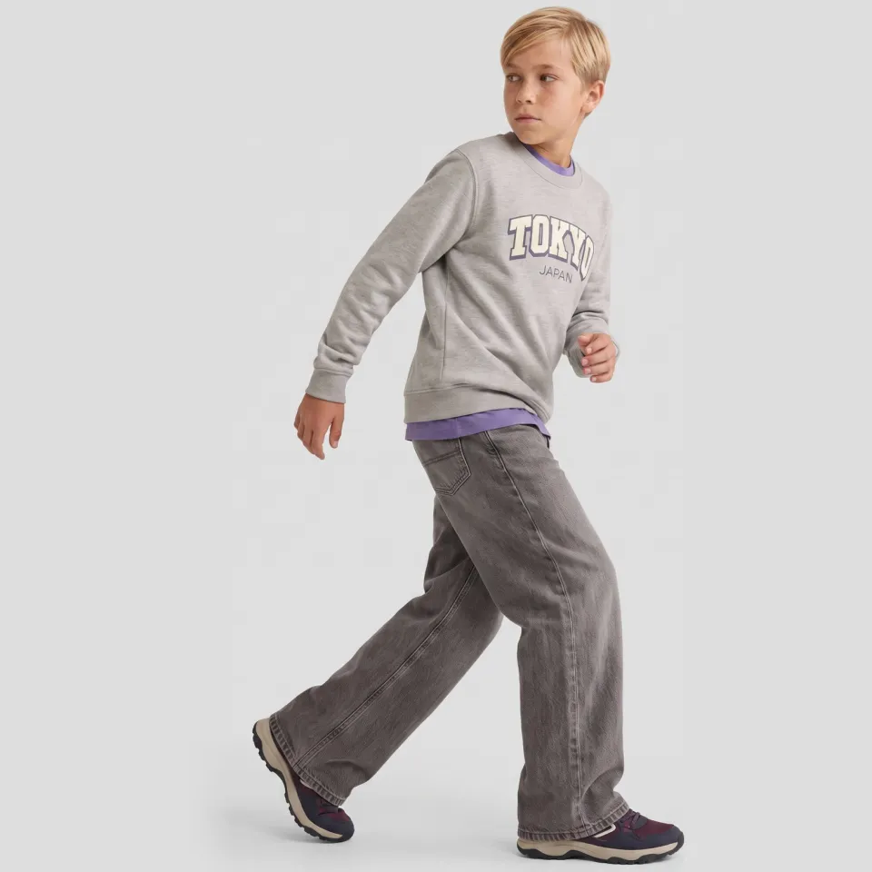 Me & My Monkey sweater met tekst - grijs, foto 5