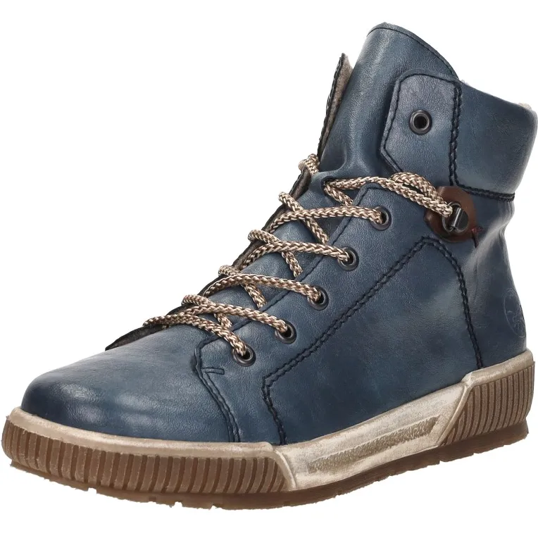Rieker veterboots blauw, foto 4