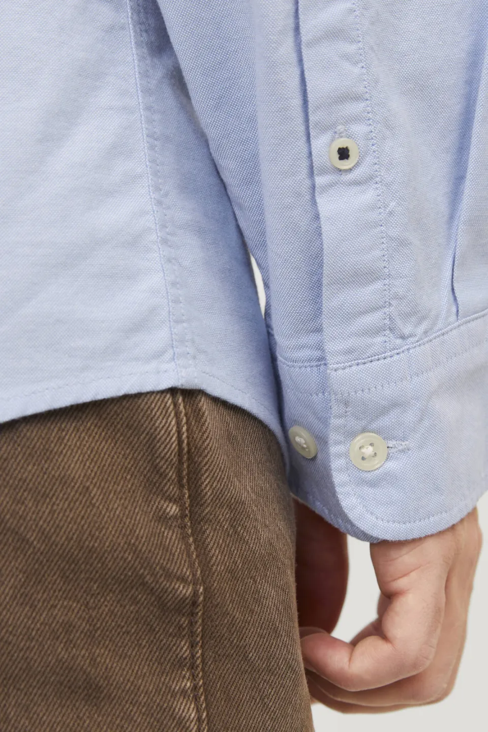 Jack & Jones ESSENTIALS casual overhemd lichtblauw cashmere blue, foto 6