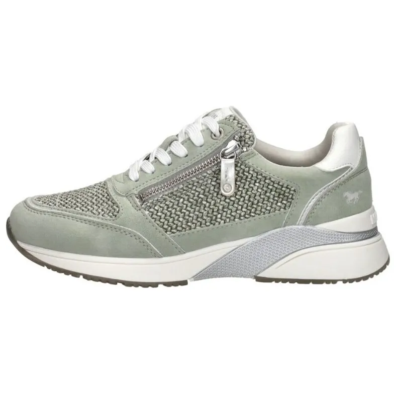 Mustang sneakers laag groen